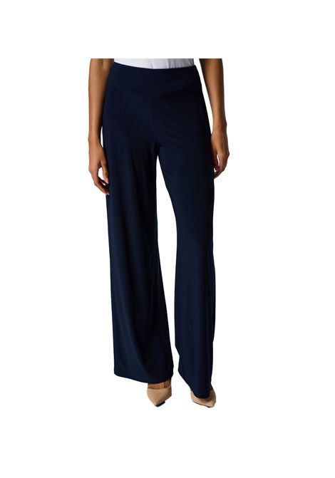 Pantalone Joseph Ribkoff donna 221340S25 Blu scuro tinta unita wide leg gamba larga JOSEPH RIBKOFF | Pantaloni | 221340S252166